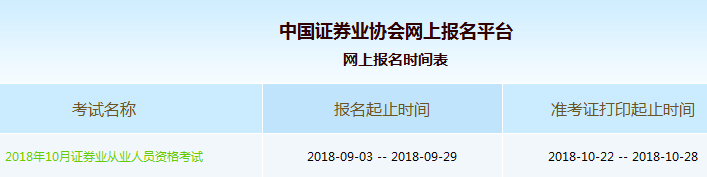 證券從業(yè)資格考試準(zhǔn)考證打印入口