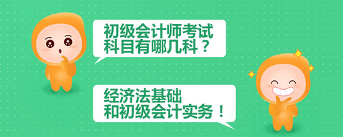 初級會計師考試科目有哪幾科 初級會計師考試科目有哪幾科