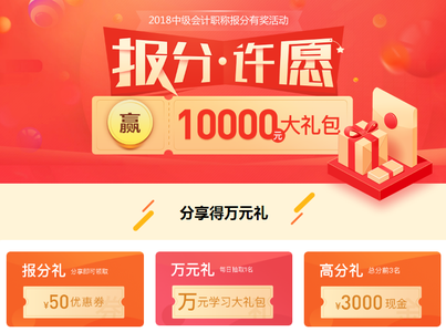 中級會計(jì)有獎報(bào)分活動