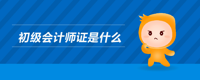 初級(jí)會(huì)計(jì)師證是什么
