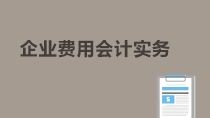 企業(yè)費(fèi)用會(huì)計(jì)實(shí)務(wù)