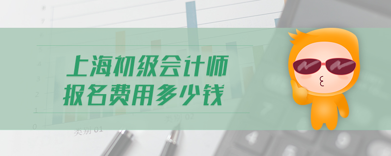 上海初級會計師報名費用多少錢