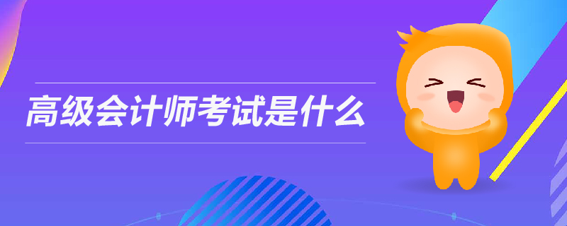 高級會計師考試是什么