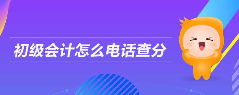 初級(jí)會(huì)計(jì)電話查分
