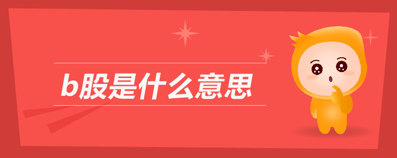 b股是什么意思