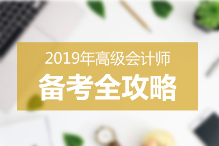2019年高級(jí)會(huì)計(jì)師各階段學(xué)習(xí)計(jì)劃 