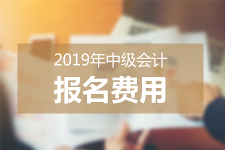2019中級會計(jì)報(bào)名費(fèi)用