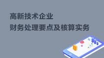 高新技術(shù)企業(yè)財(cái)務(wù)處理要點(diǎn)及核算實(shí)務(wù)