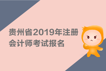 貴州省2019年注冊會計(jì)師考試報名開始了嗎？