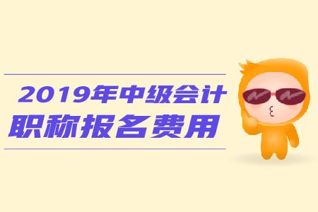 2019年中級(jí)會(huì)計(jì)考試報(bào)名費(fèi)用是多少？