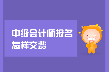 中級(jí)會(huì)計(jì)師報(bào)名怎樣交費(fèi)