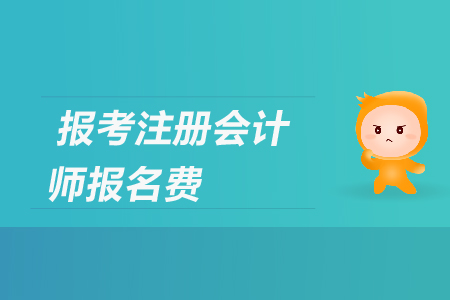 2019年報考注冊會計師的報名費是多少？
