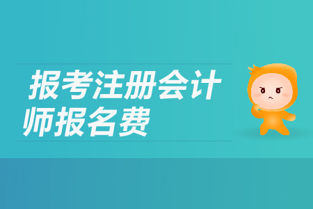 報(bào)考注冊(cè)會(huì)計(jì)師報(bào)名費(fèi)是多少？
