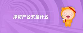 凈資產(chǎn)公式是什么