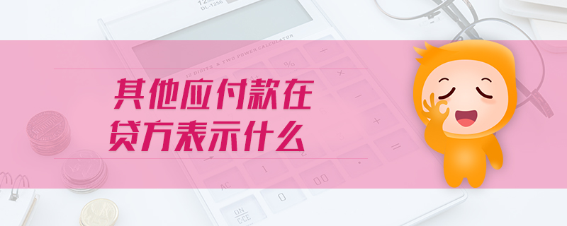 其他應(yīng)付款在貸方表示什么