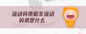 流動負債和非流動負債是什么