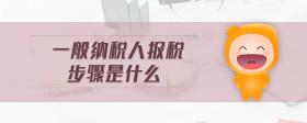 一般納稅人報稅步驟是什么
