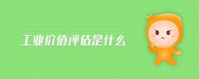 工業(yè)價值評估是什么