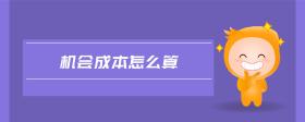機(jī)會成本怎么算