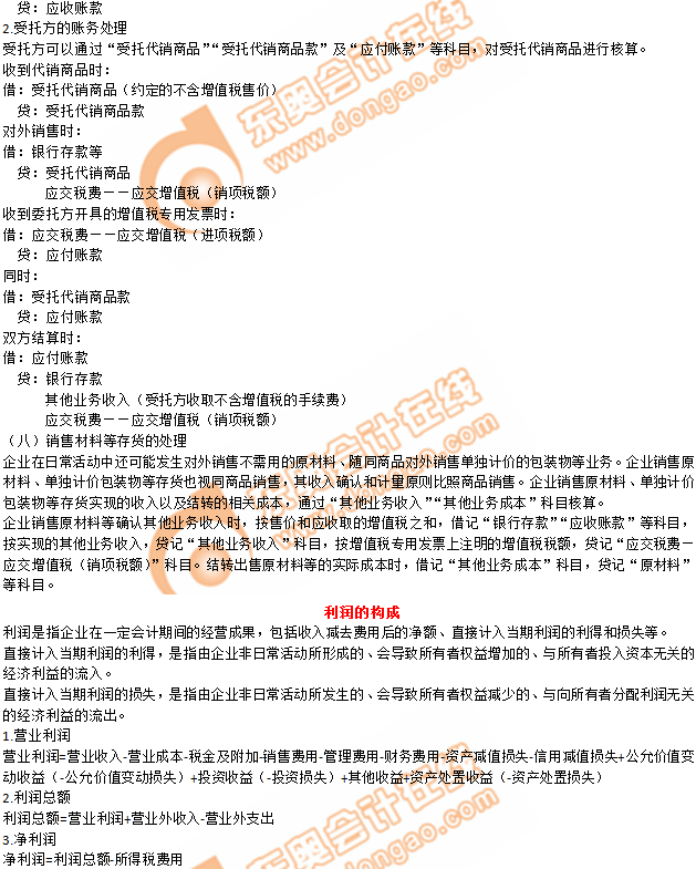 2019年《初級會計實務(wù)》沖刺備考指導(dǎo)：第五章 收入、費用和利潤