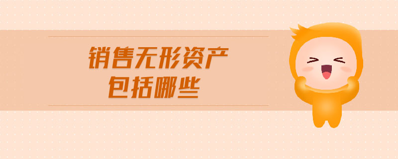 銷售無(wú)形資產(chǎn)包括哪些