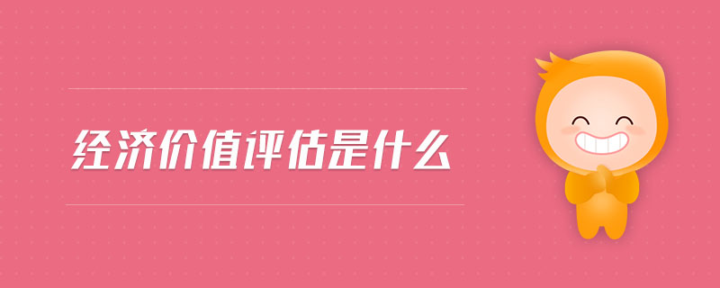 經(jīng)濟(jì)價(jià)值評(píng)估是什么