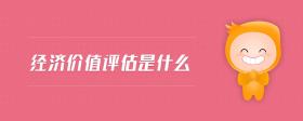經(jīng)濟(jì)價(jià)值評(píng)估是什么