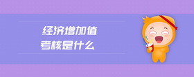 經(jīng)濟(jì)增加值考核是什么