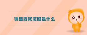 銷(xiāo)售股權(quán)激勵(lì)是什么
