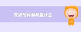 費(fèi)用預(yù)算編制是什么
