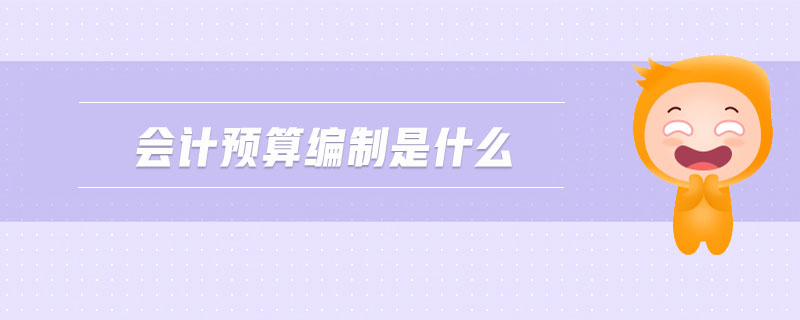 會計(jì)預(yù)算編制是什么