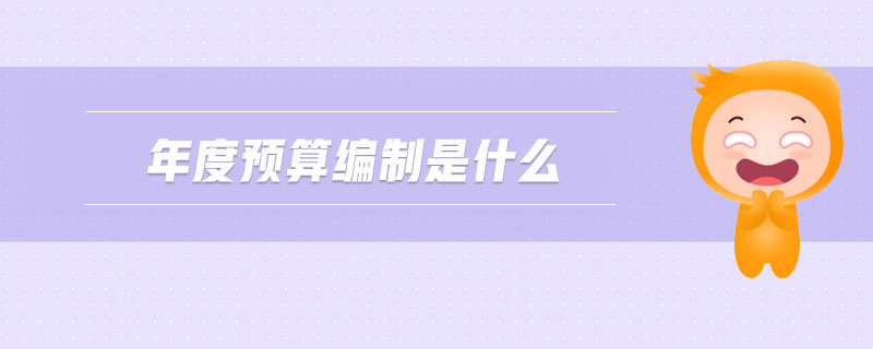 年度預算編制是什么