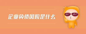 企業(yè)負(fù)債風(fēng)險(xiǎn)是什么