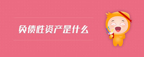 負(fù)債性資產(chǎn)是什么