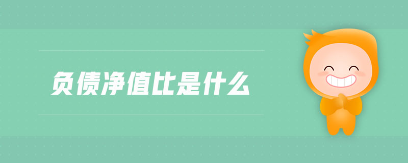 負(fù)債凈值比是什么