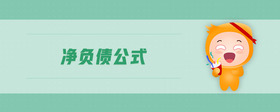 凈負債公式