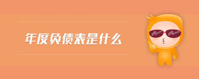 年度負(fù)債表是什么