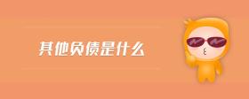 其他負債是什么