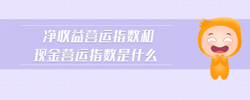 凈收益營運指數(shù)和現(xiàn)金營運指數(shù)是什么