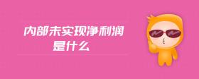 內(nèi)部未實(shí)現(xiàn)凈利潤(rùn)是什么