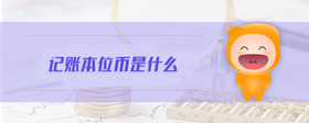 記賬本位幣是什么