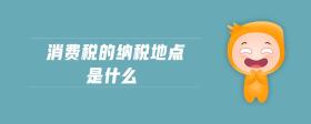 消費(fèi)稅的納稅地點(diǎn)是什么