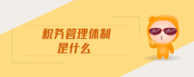 稅務管理體制是什么