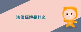 法律環(huán)境是什么