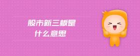 股轉新三板是什么