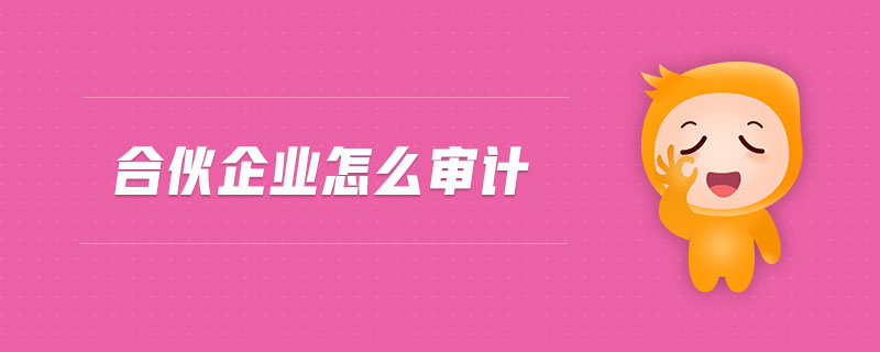 合伙企業(yè)怎么審計(jì)