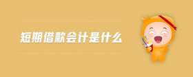 短期借款會(huì)計(jì)是什么