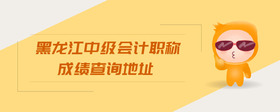 黑龍江中級(jí)會(huì)計(jì)職稱成績(jī)查詢地址