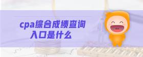 cpa綜合成績查詢?nèi)肟谑鞘裁?>
                          </div>
                          <div   id=