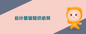 會計基礎(chǔ)知識必備